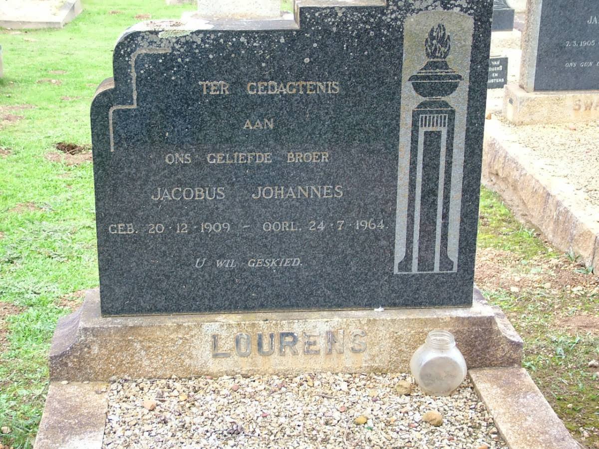 LOURENS Jacobus Johannes 1909-1964