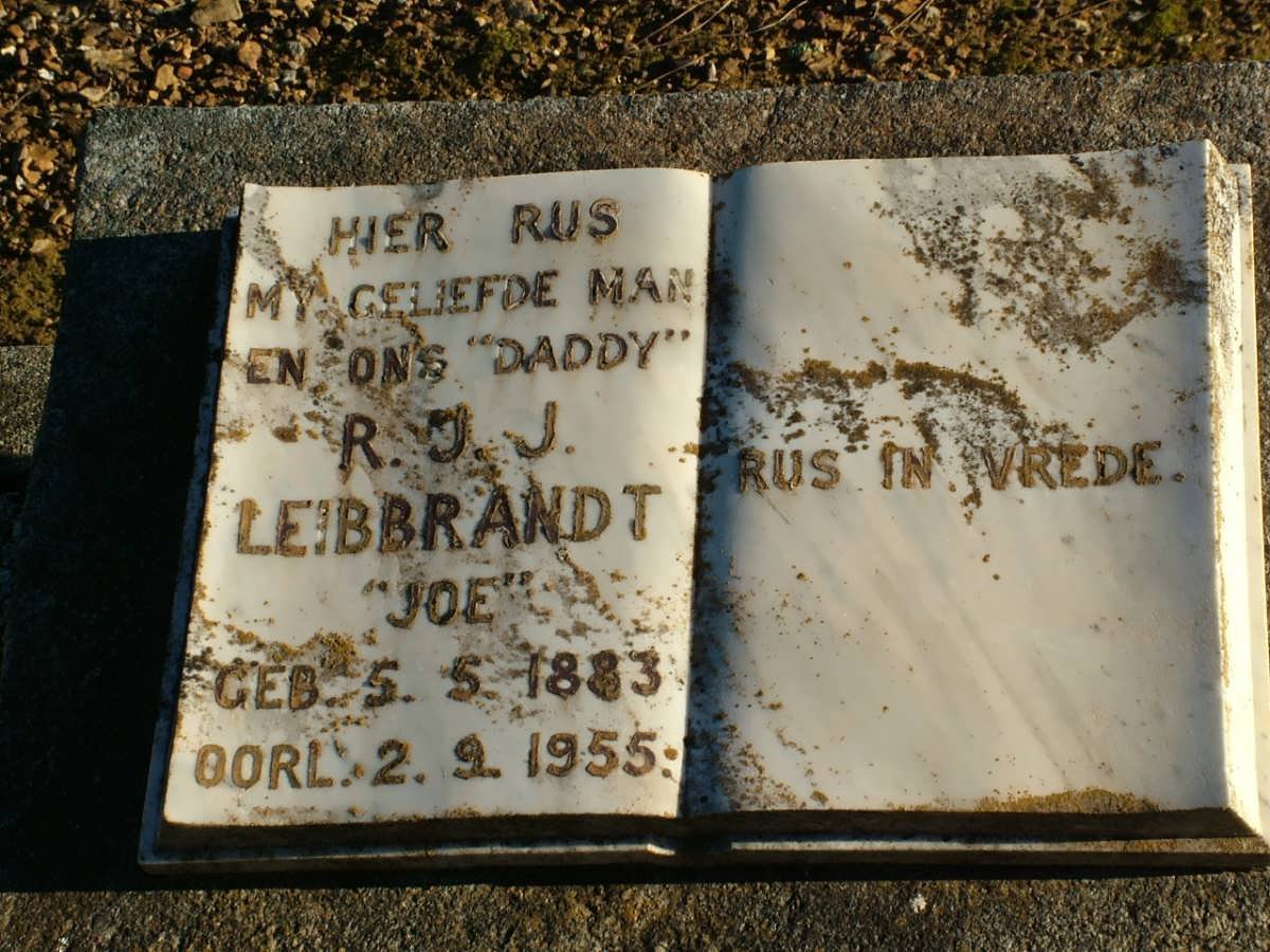 LEIBBRANDT R.J.J. 1883-1955