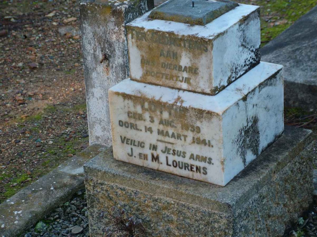 LOURENS Lottie 1939-1941