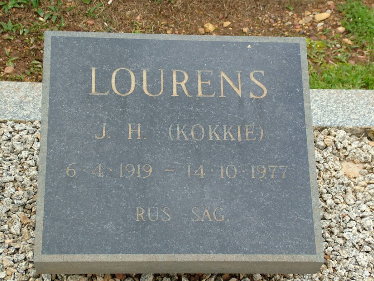 LOURENS J.H. 1919-1977