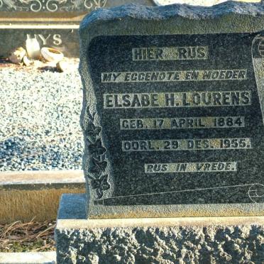LOURENS Elsabe H. 1884-1955