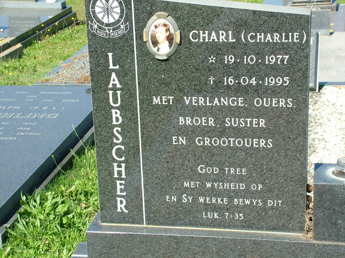 LAUBSCHER Charl 1977-1995