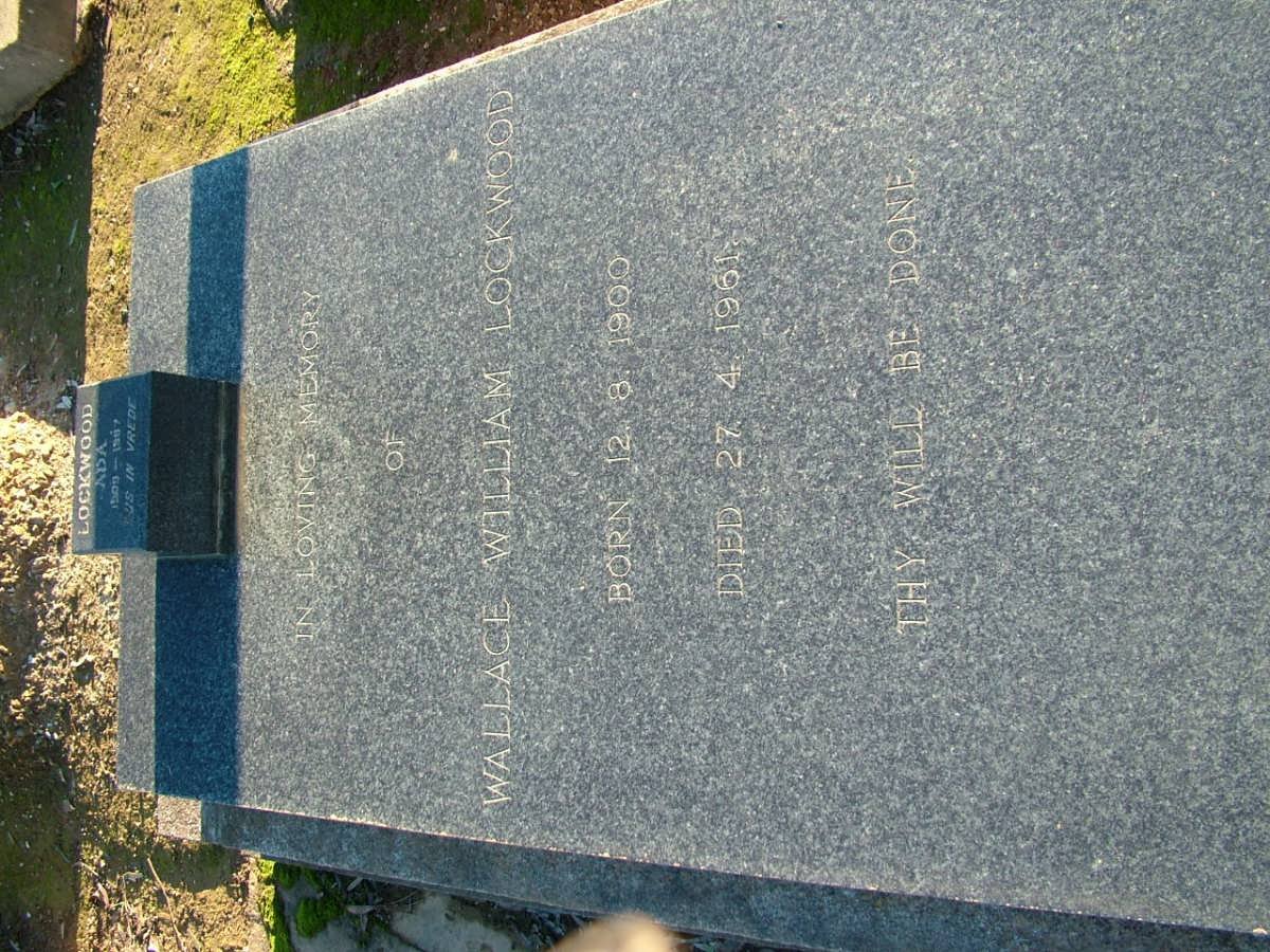 LOCKWOOD Wallace William 1900-1961 &amp; Ada 1909-1987