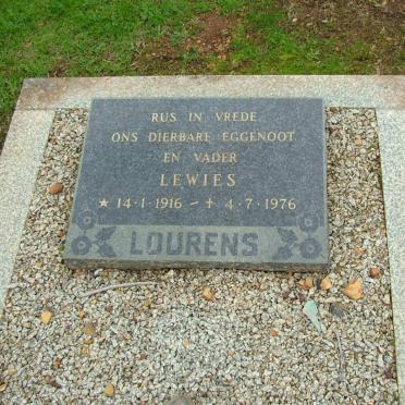 LOURENS Lewies 1916-1976