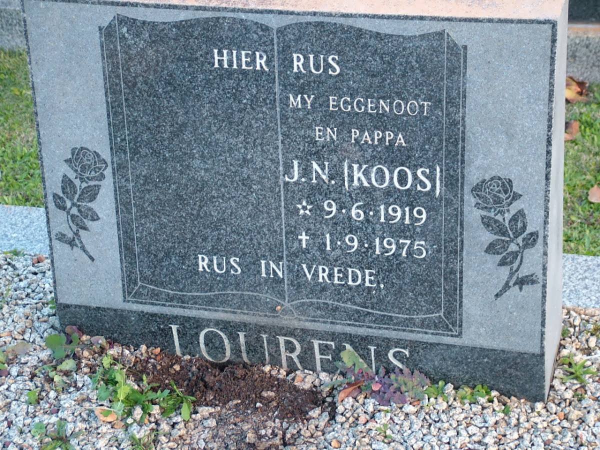 LOURENS J.N. 1919-1975