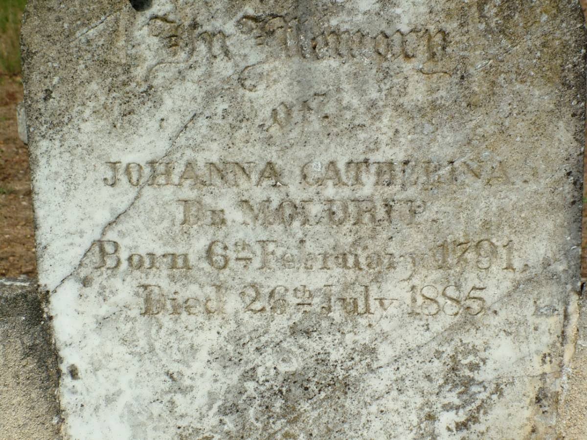 MOLDRIP Johanna Catherina, de 1791-1885