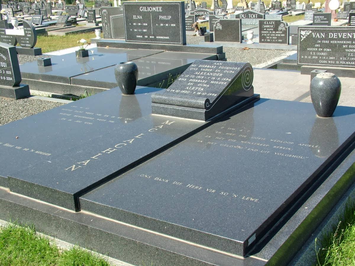 MAC LACHLAN Alexander 1919-1994 &amp; Aletta 1920-1998