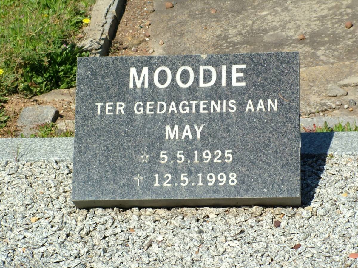 MOODIE May 1925-1998