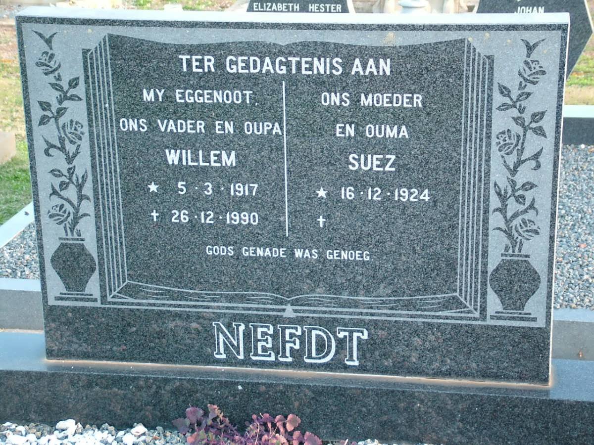NEFDT Willem 1917-1990 &amp; Suez 1924-