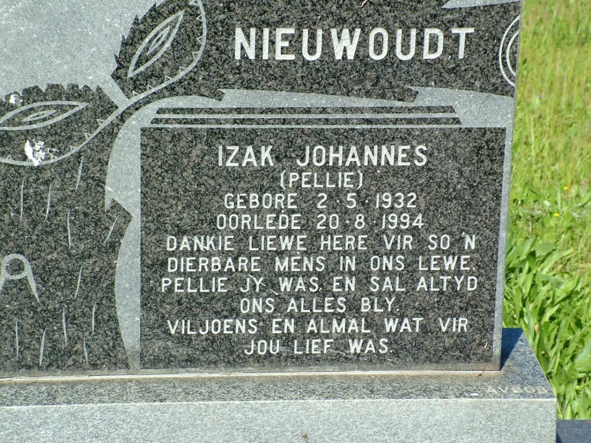 NIEUWOUDT Izak Johannes 1932-1994