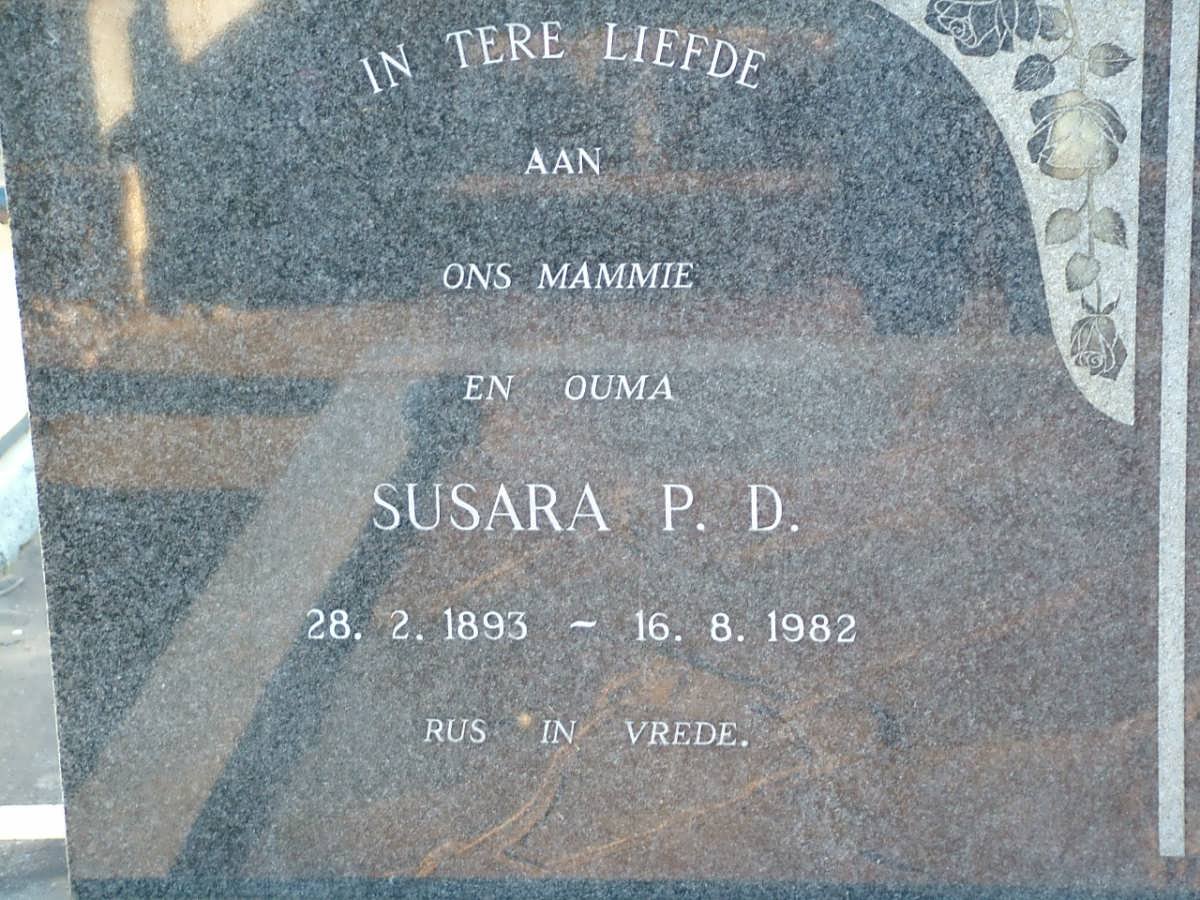 NEETHLING Susara P.D. 1893-1982
