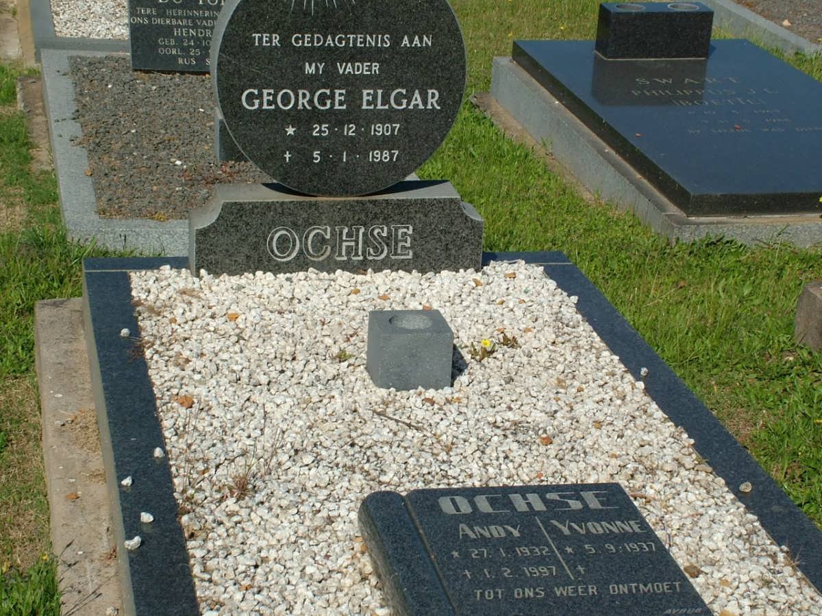 OCHSE George Elgar 1907-1987 :: OCHSE Andy 1932-1997 &amp; Yvonne 1937-