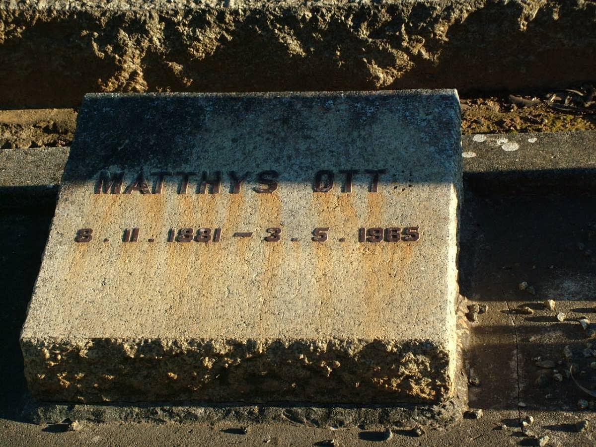 OTTO Matthys 1881-1965