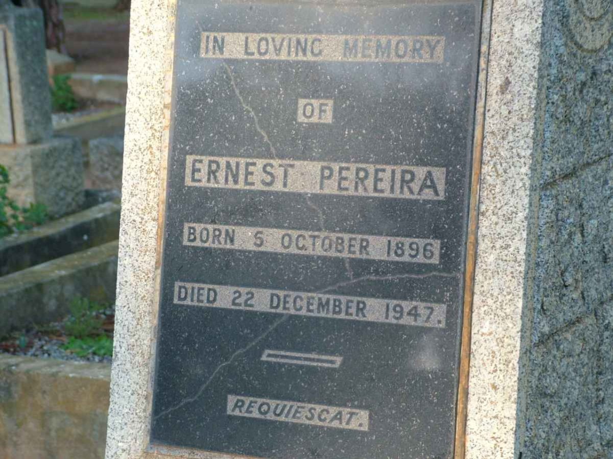 PEREIRA Ernest 1896-1947