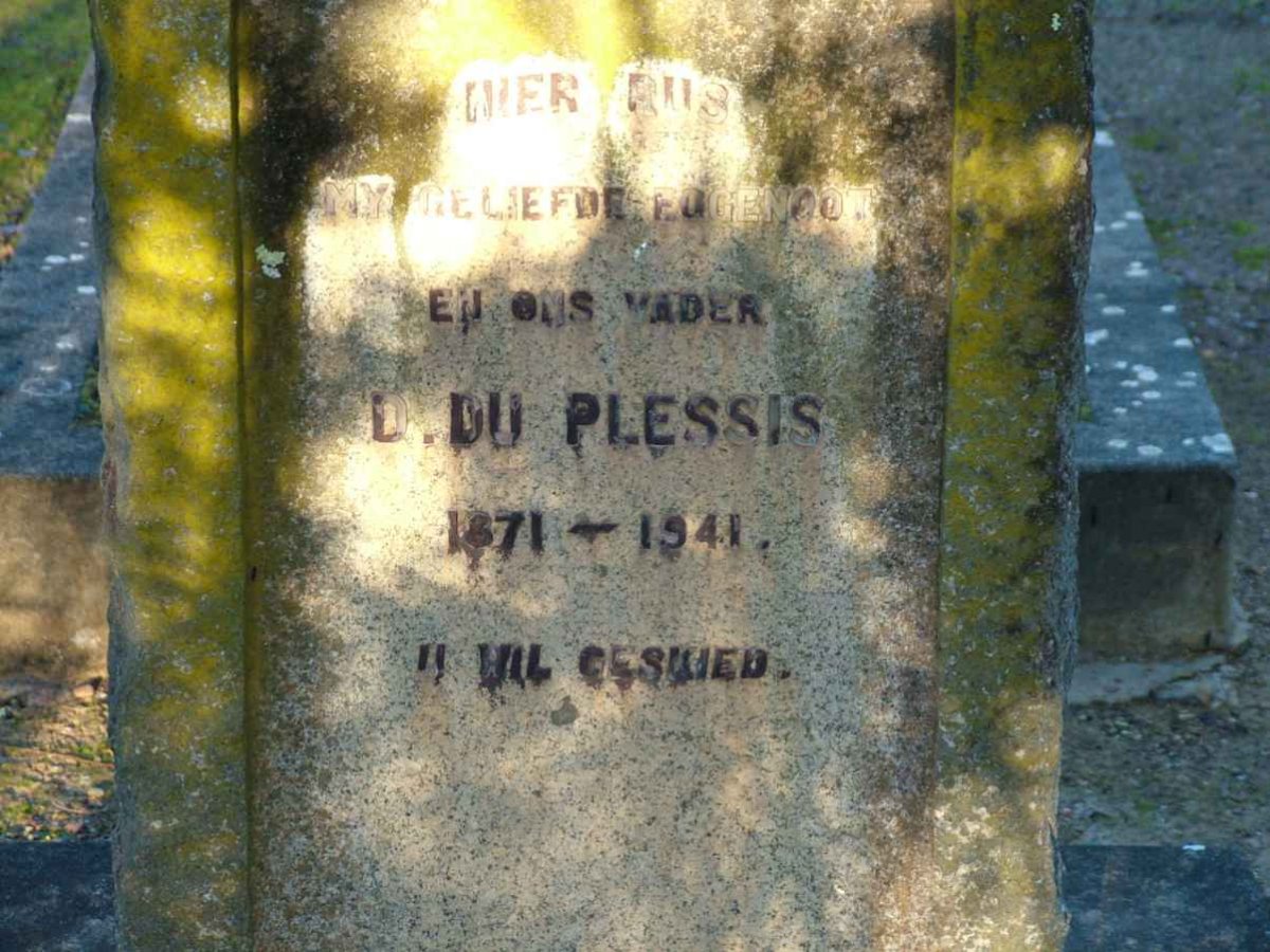 PLESSIS D., du 1871-1941