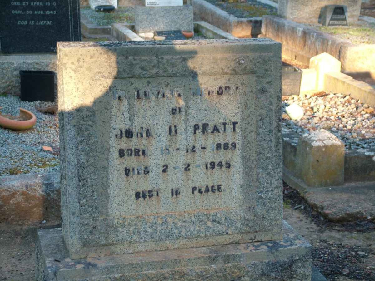 PRATT John H. 1889-1945