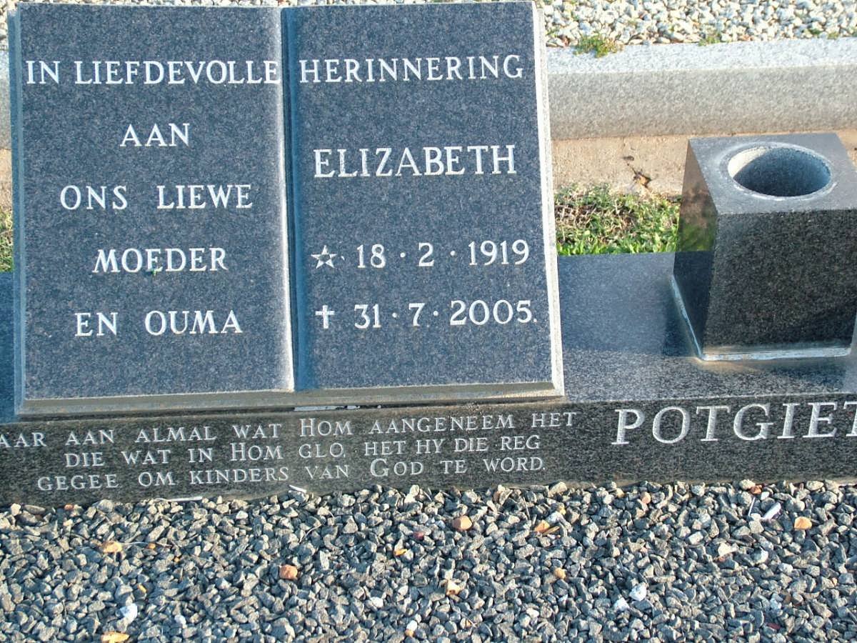 POTGIETER Joseph Willem 1919-1979 &amp; Elizabeth 1919-2005 _2