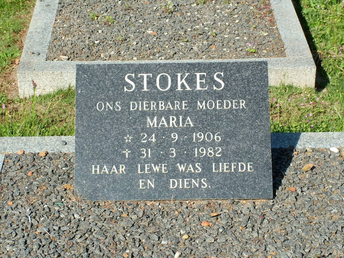 STOKES Maria 1906-1982