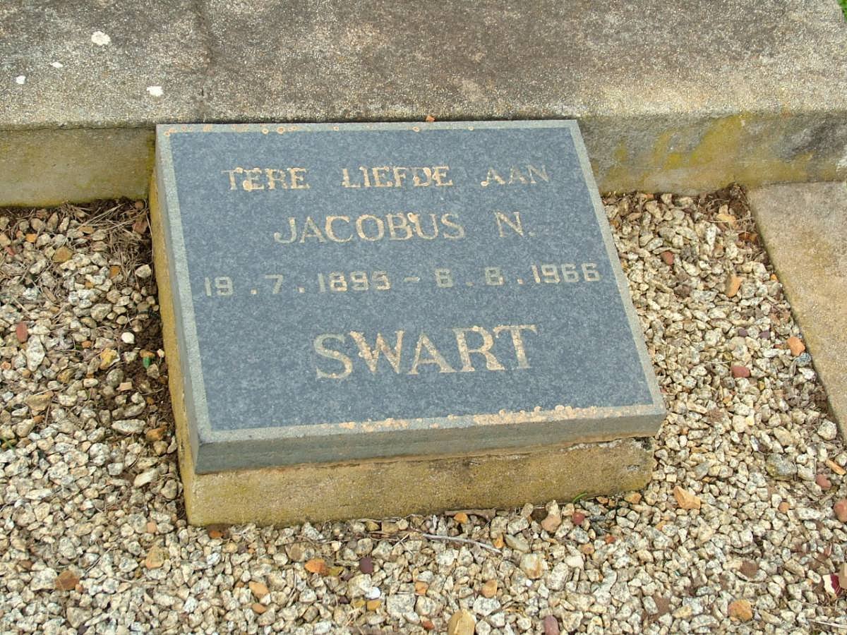 SWART Jacobus N. 1895-1966