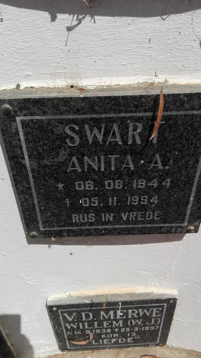 SWART Anita A. 1944-1994