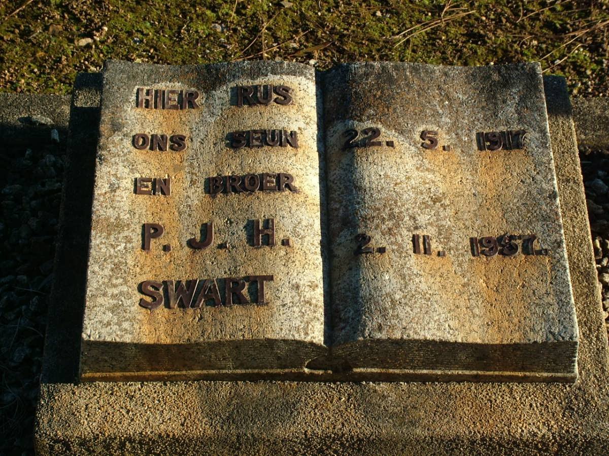 SWART P.J.H. 1917-1957