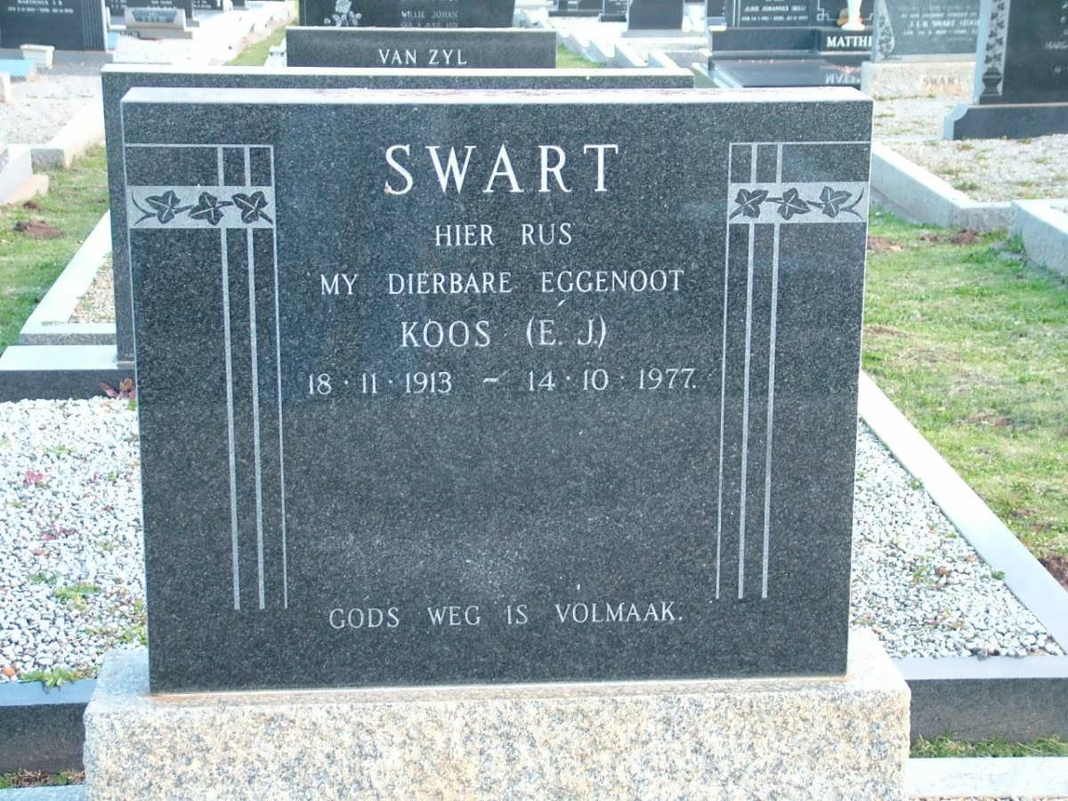 SWART E.J. 1913-1977