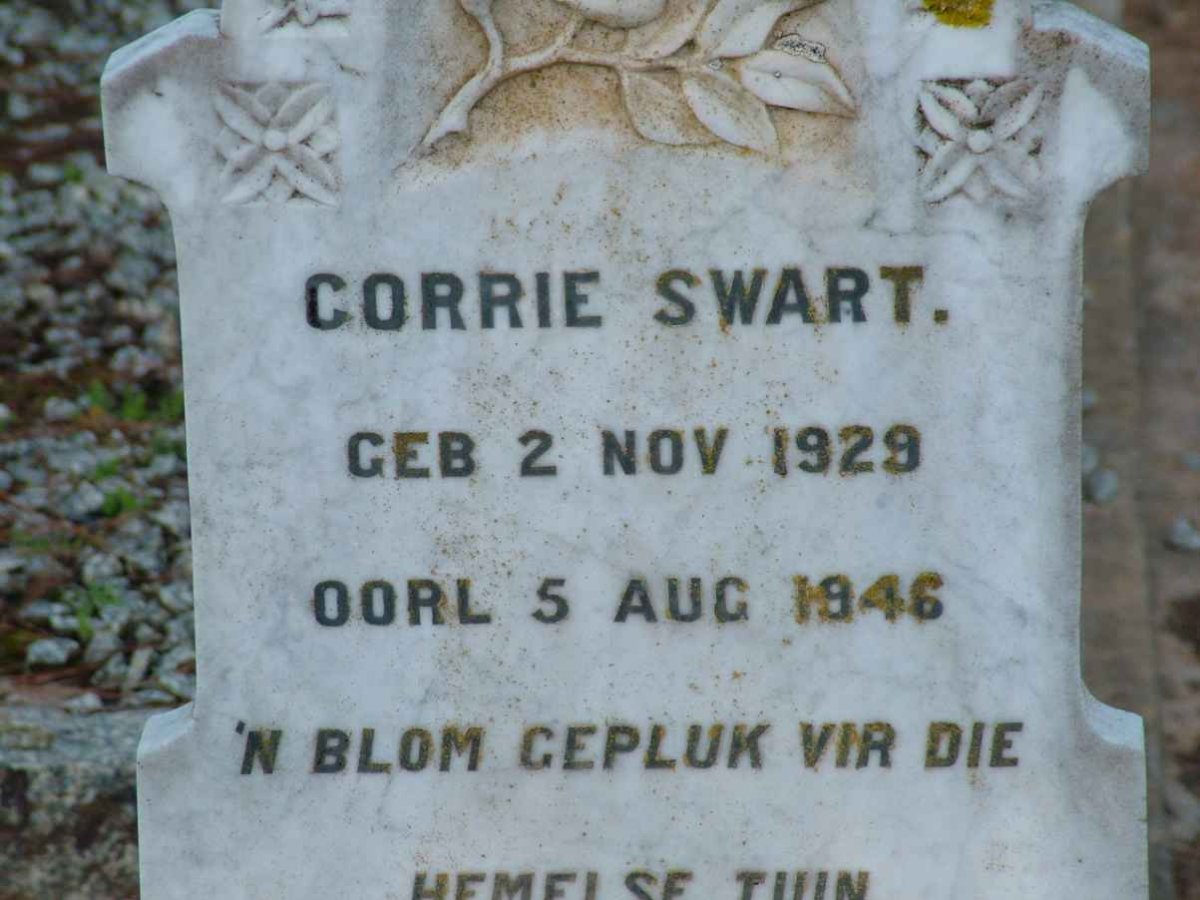 SWART Corrie 1929-1946