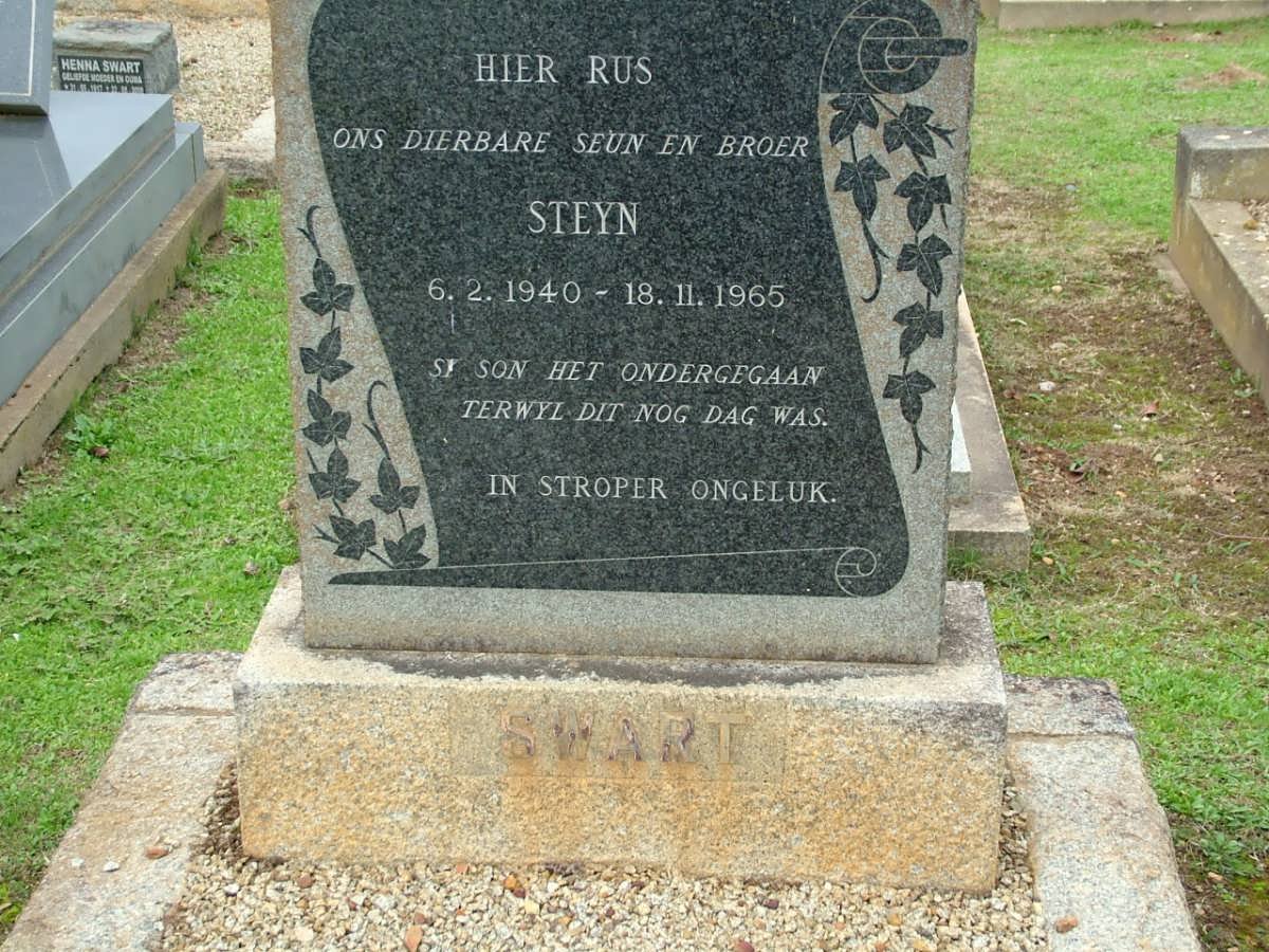 SWART Steyn 1940-1965