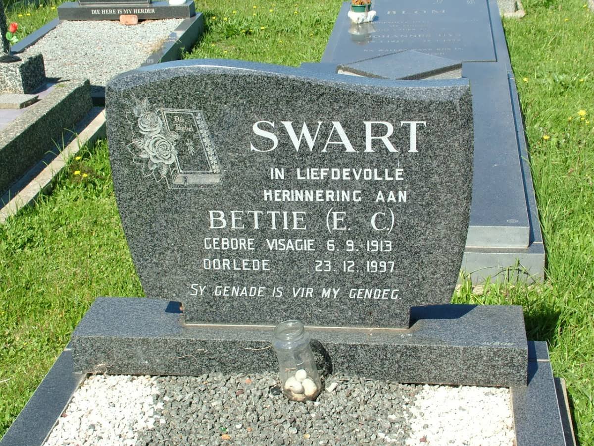 SWART E.C. nee VISAGIE 1913-1997