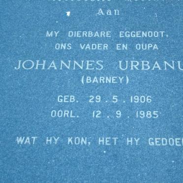 SWART Johannes Urbanus 1906-1985 &amp; Dorethea Johanna 1913-1998 _2