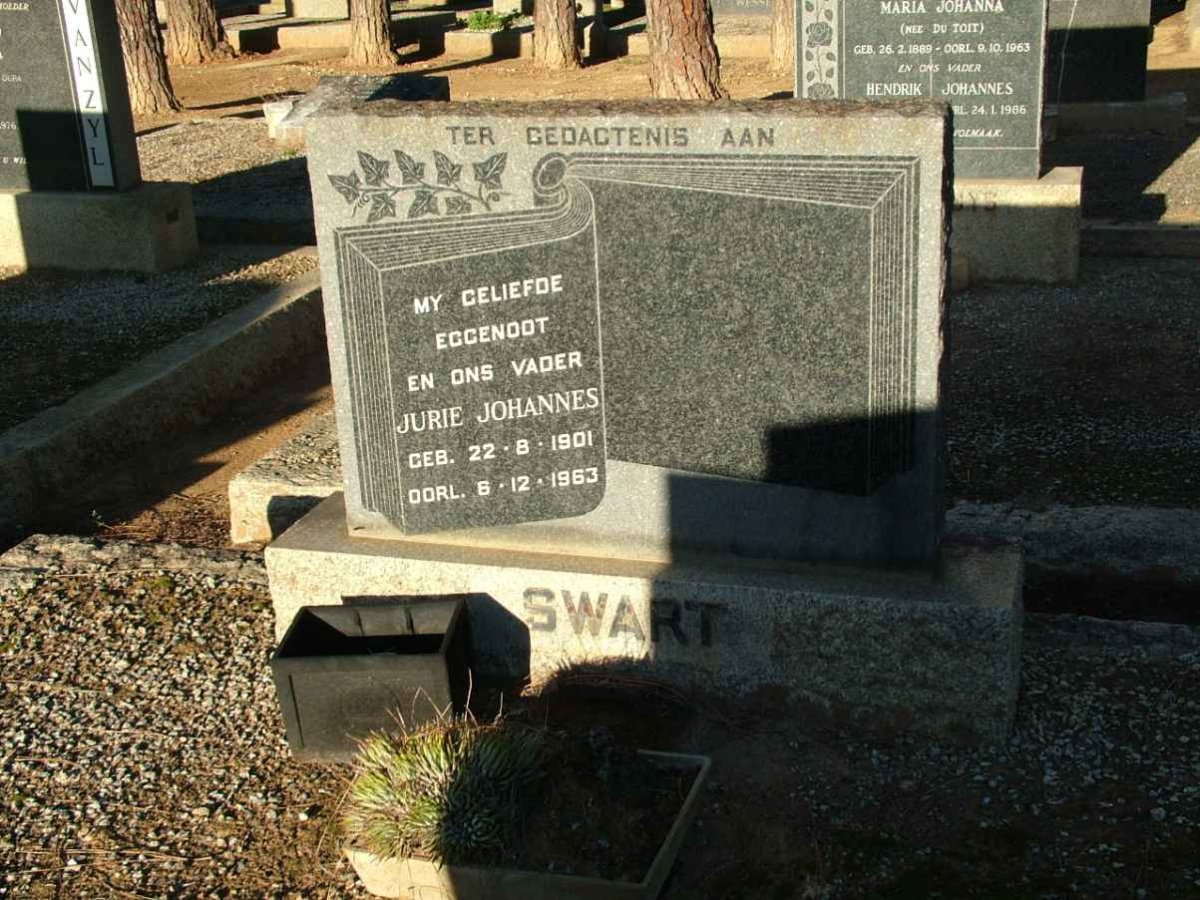 SWART Jurie Johannes 1901-1963