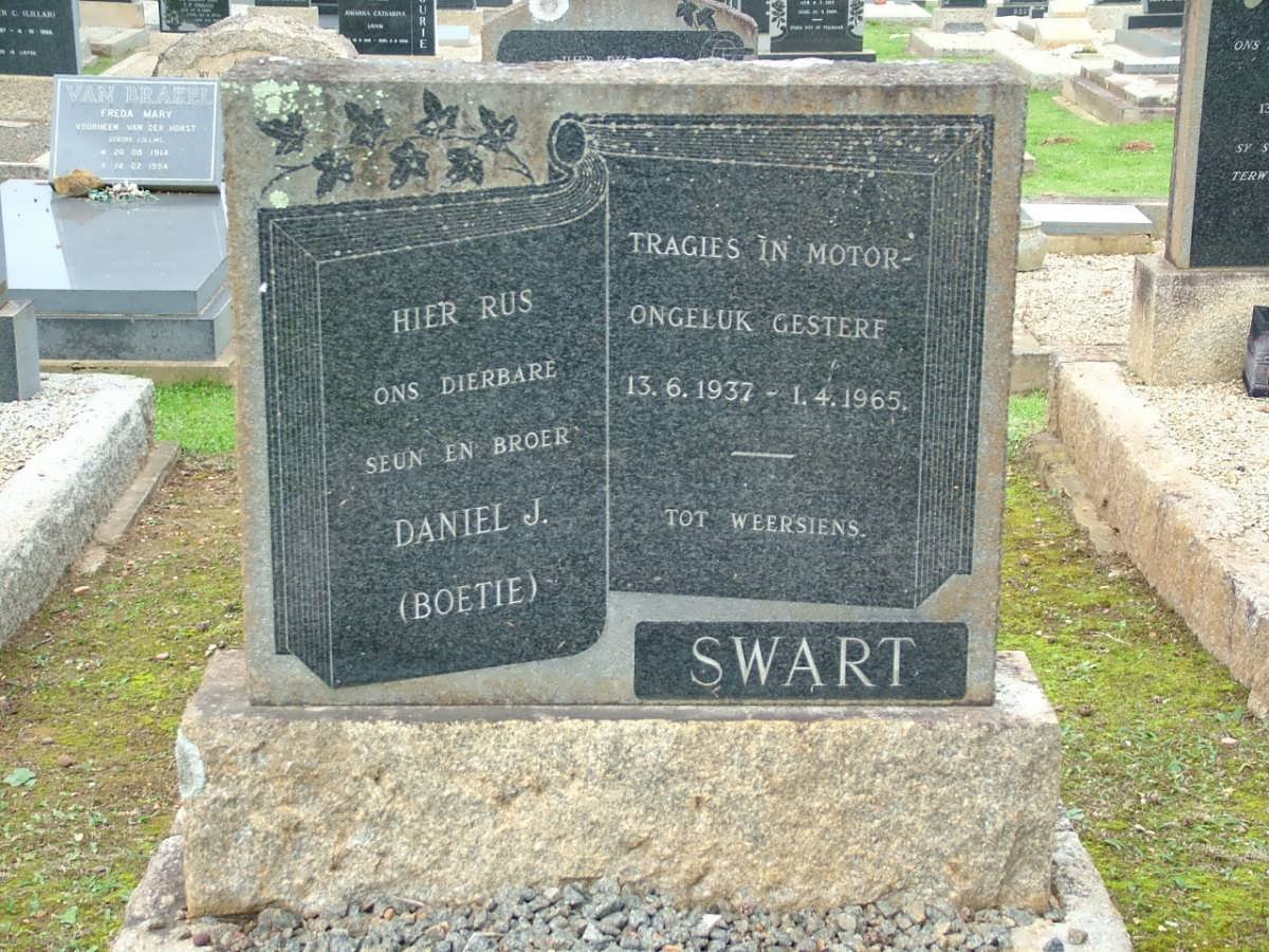 SWART Daniel J. 1937-1965
