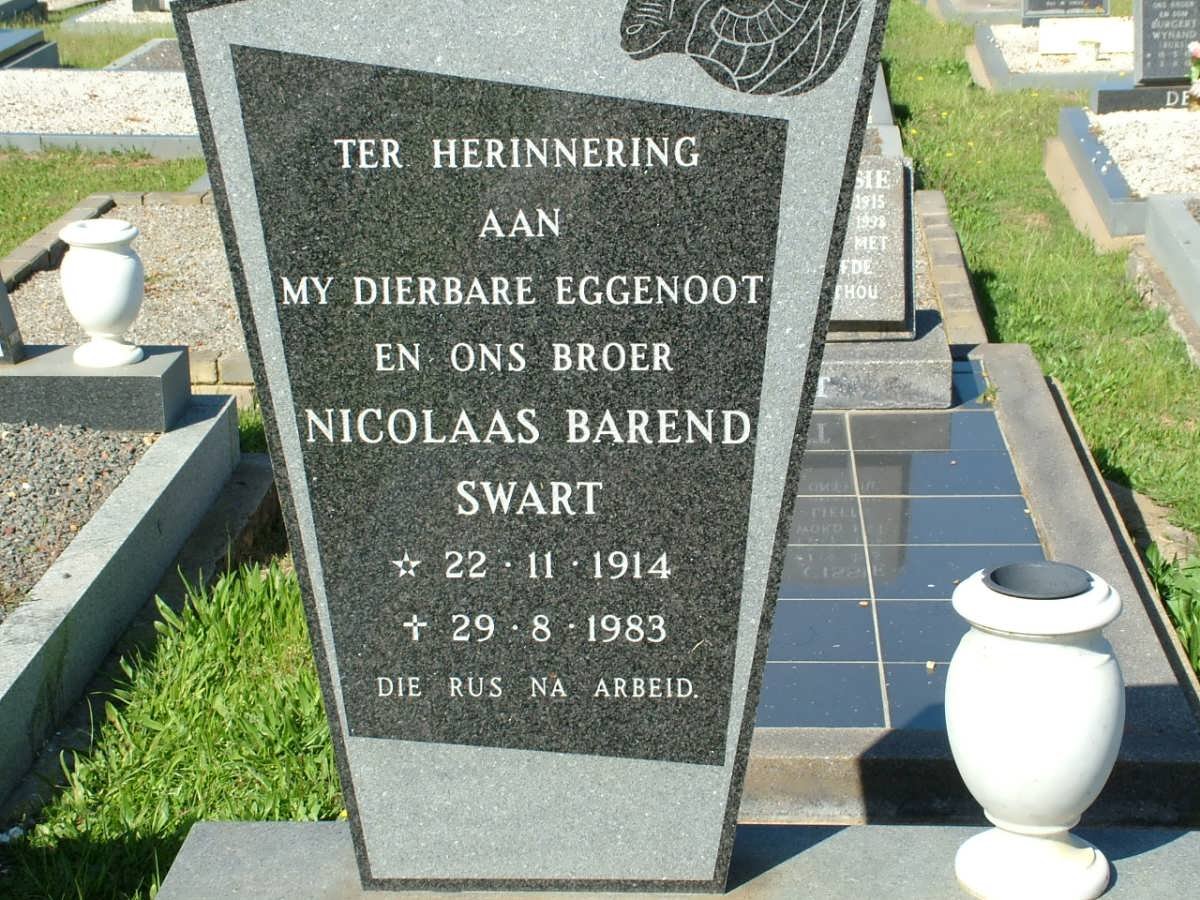 SWART Nicolaas Barend 1914-1983