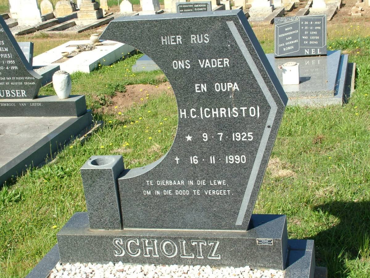 SCHOLTZ H.C. 1925-1990