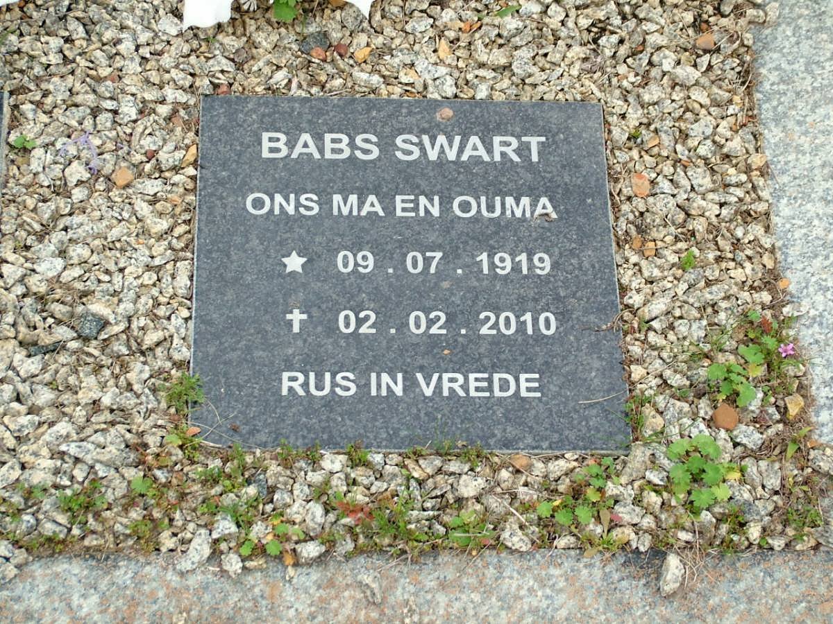 SWART Babs 1919-2010
