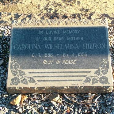 THERON Carolina Wilhelmina 1896-1956