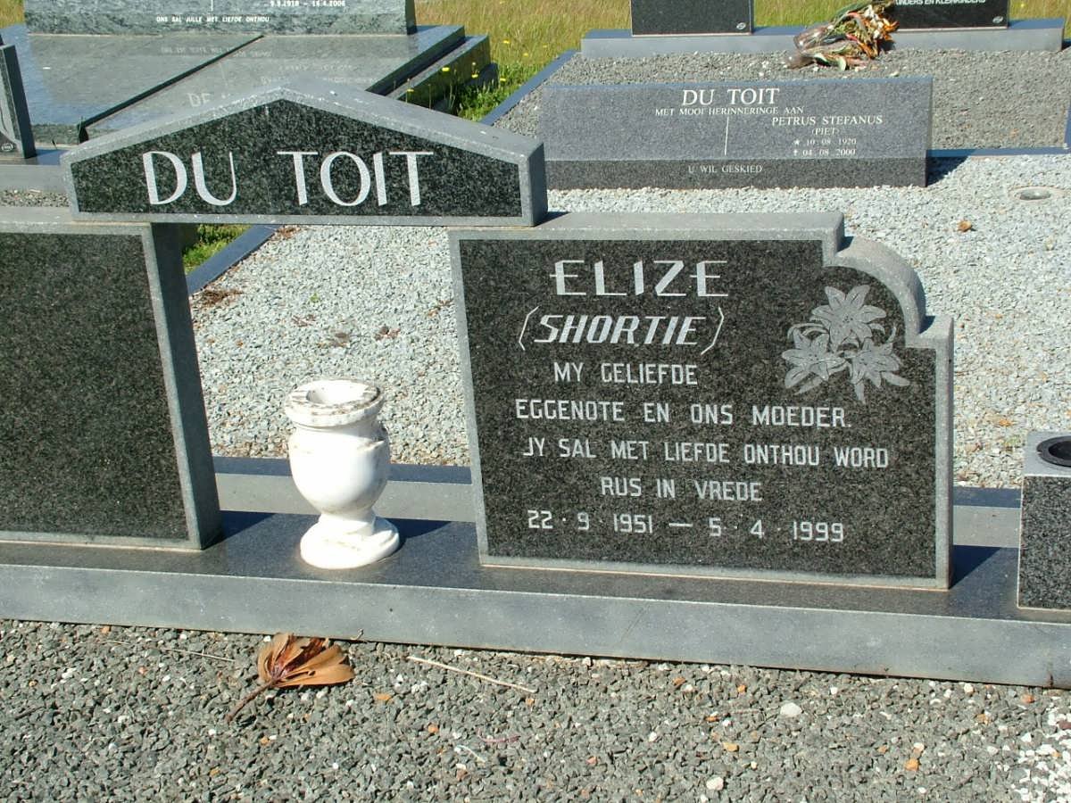 TOIT Elize, du 1951-1999