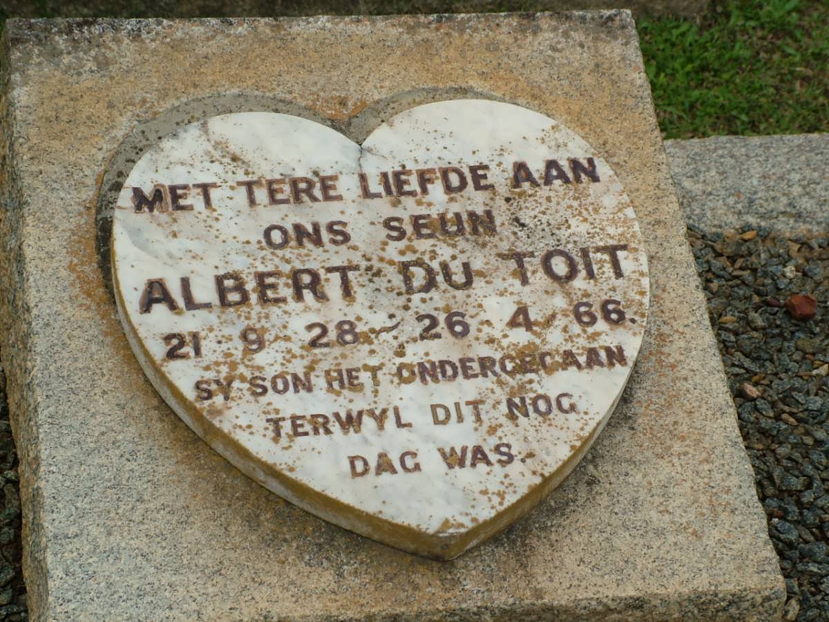 TOIT Albert, du 1928-1966