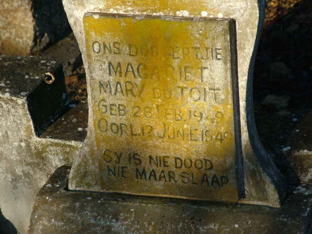 TOIT Magariet Mary, du 1949-1949