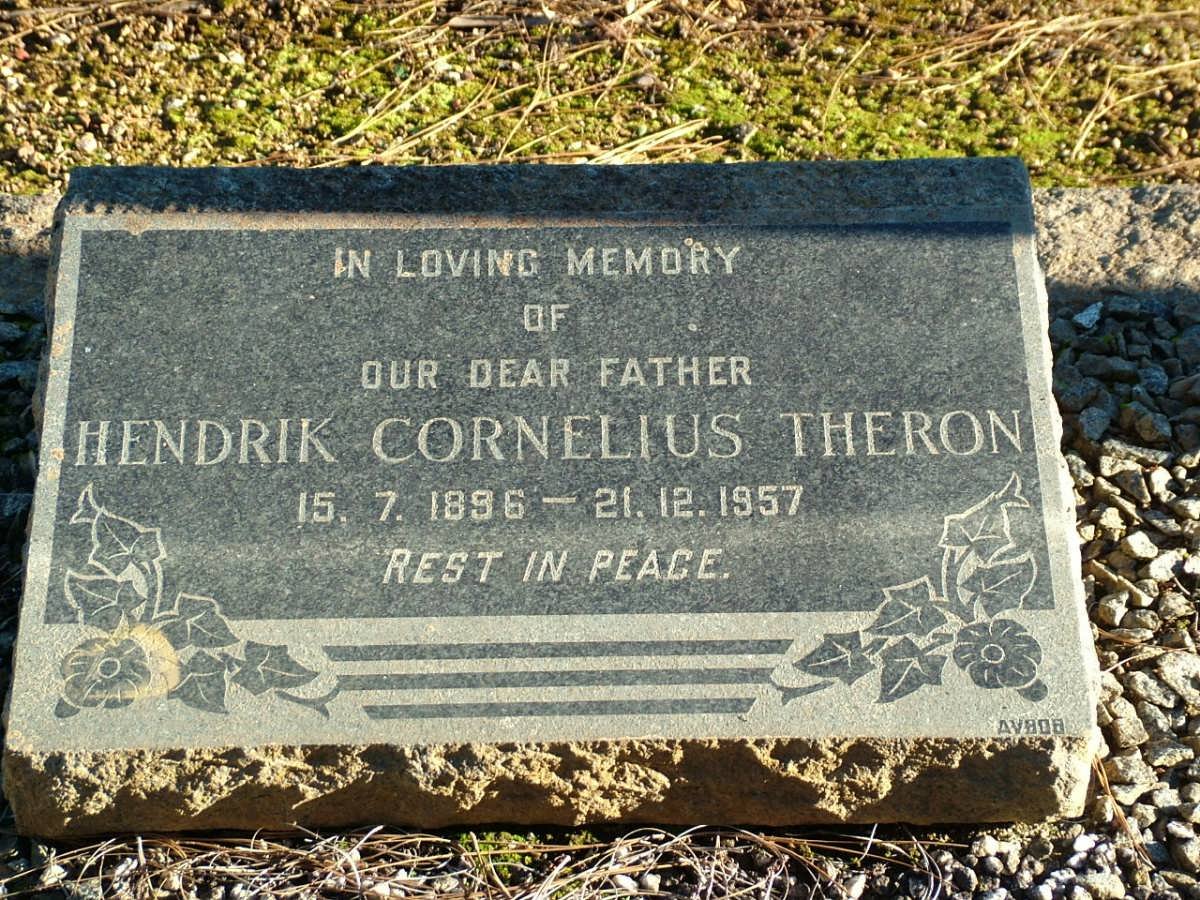 THERON Hendrik Cornelius 1896-1957