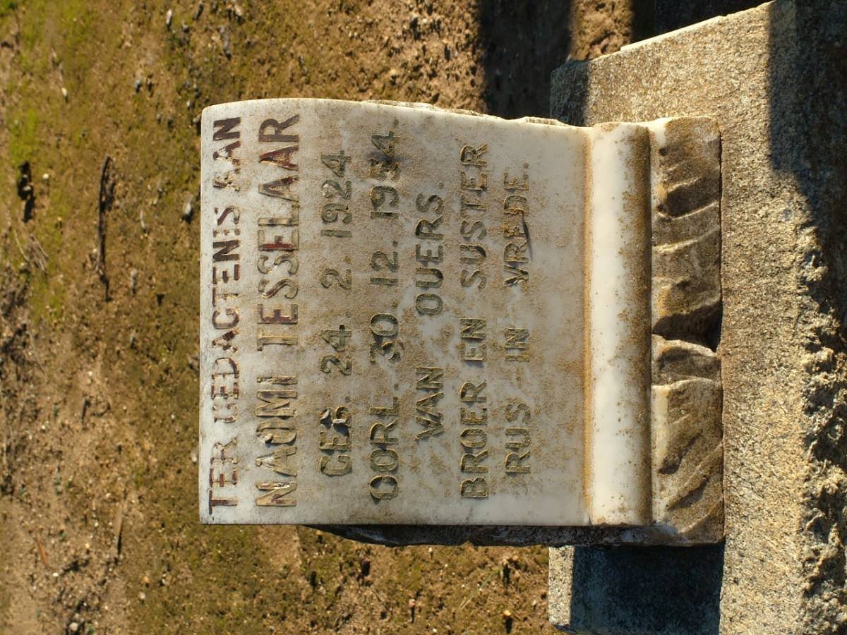 TESSELAAR Naomi 1924-1954
