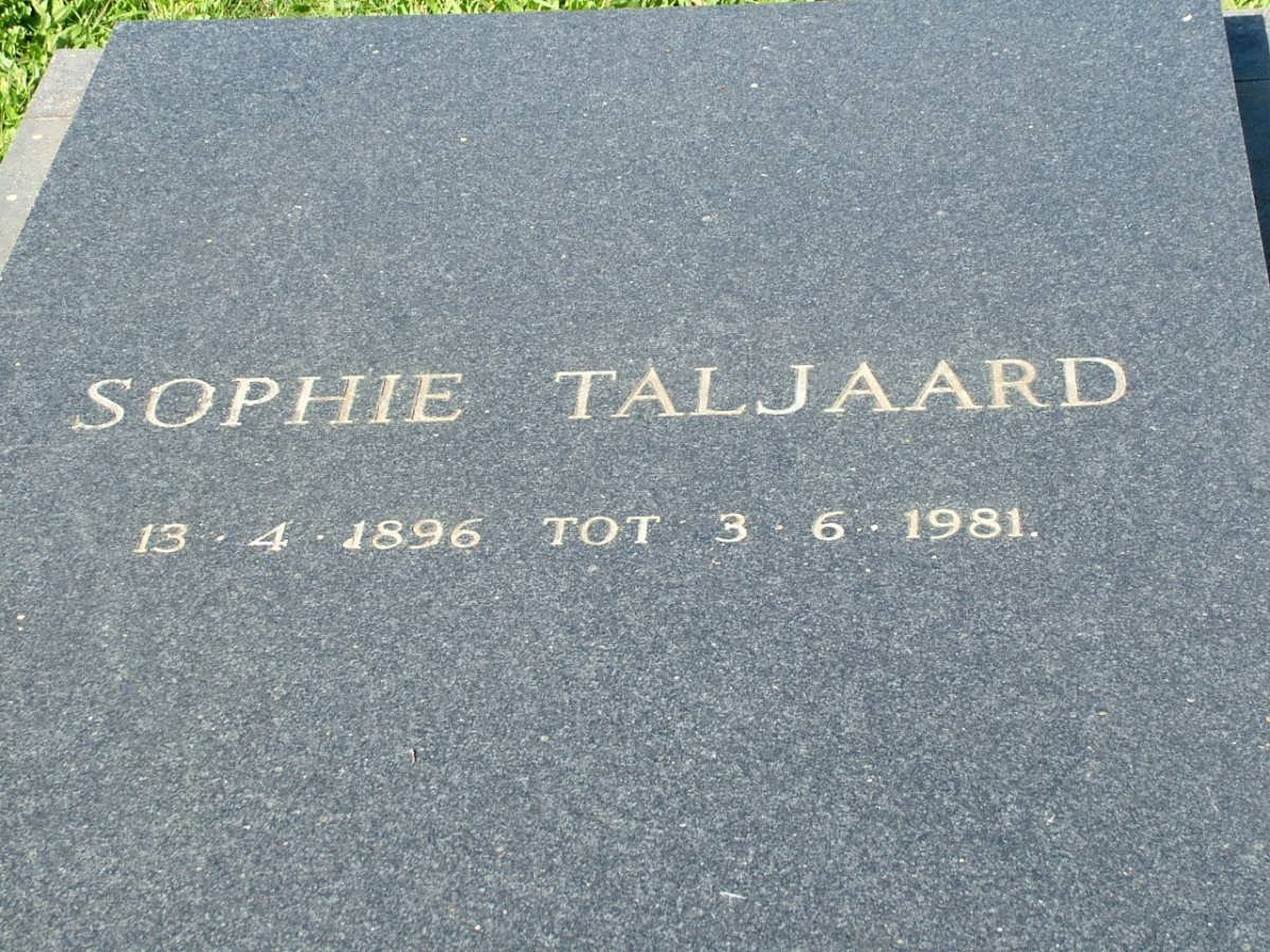 TALJAARD Sophie 1896-1981