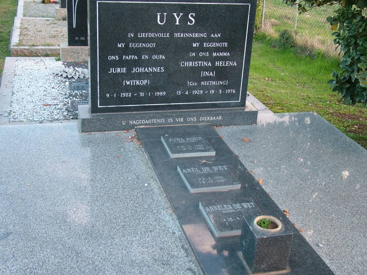 UYS :: ROUX :: DE WET :: NEETHLING