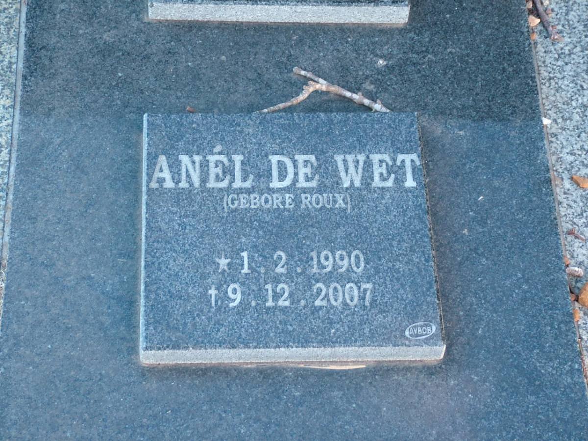 WET Anél, de nee ROUX 1990-2007