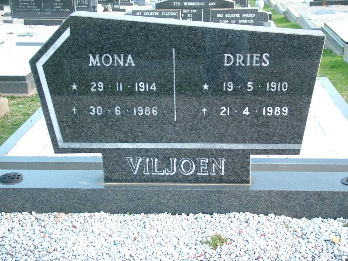 VILJOEN Dries 1910-1989 &amp; Mona 1914-1986