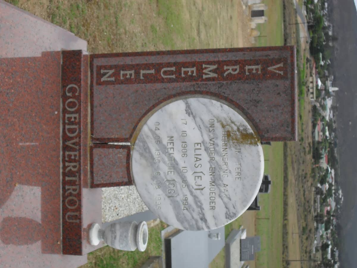 VERMEULEN Elias J. 1906-1994 &amp; C.G. 1918-1995