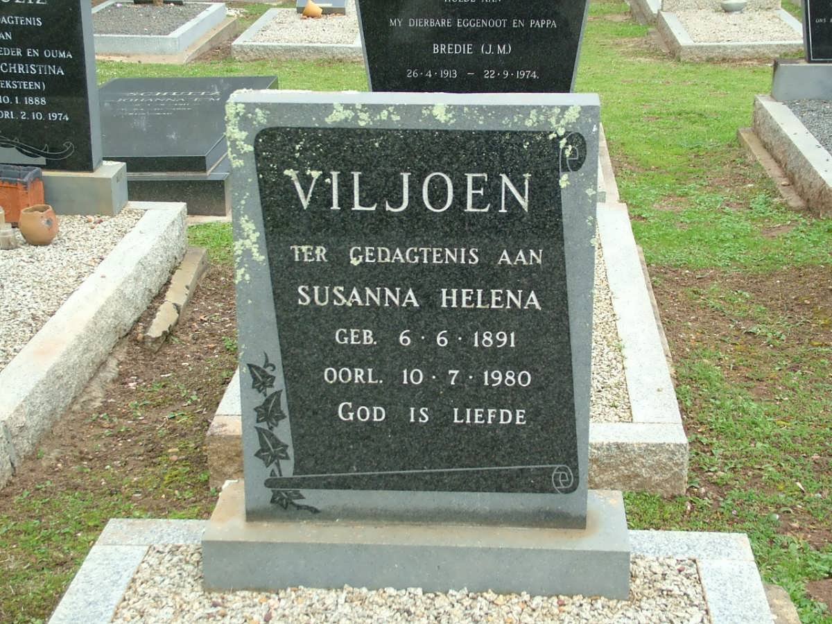 VILJOEN Susanna Helena 1891-1980