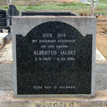WESSELS Albertus 1927-1961