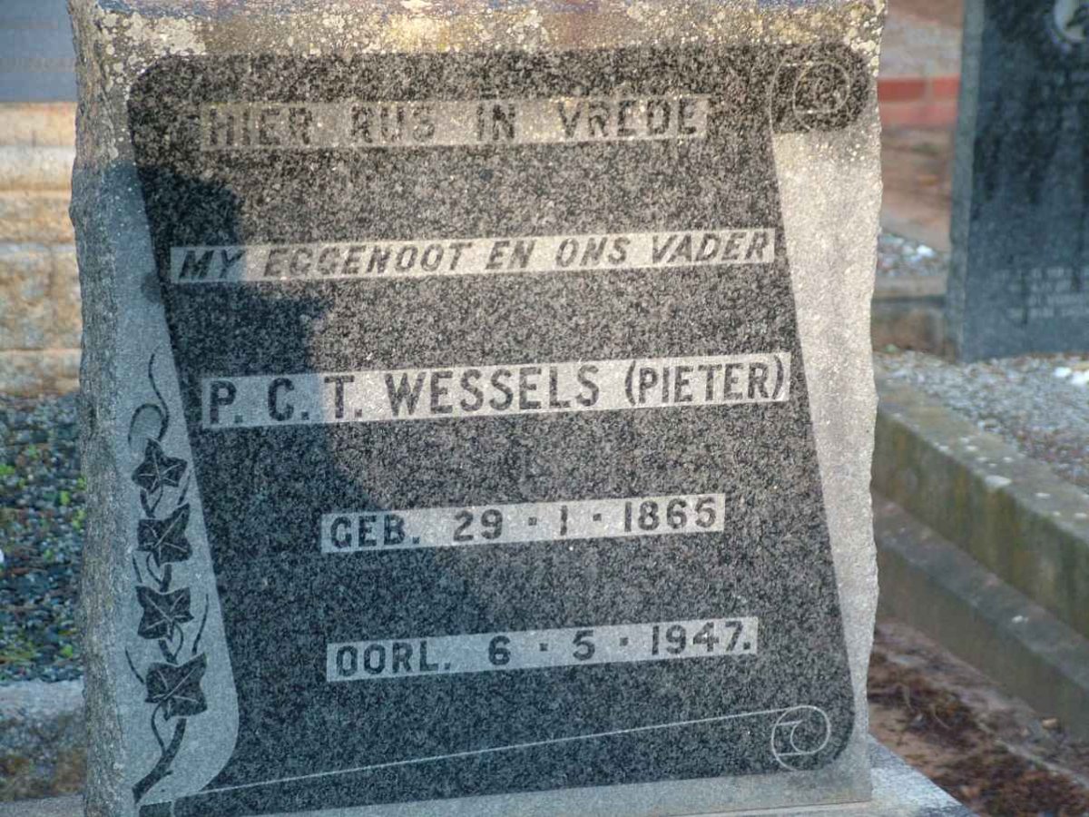 WESSELS P.C.T. 1865-1947