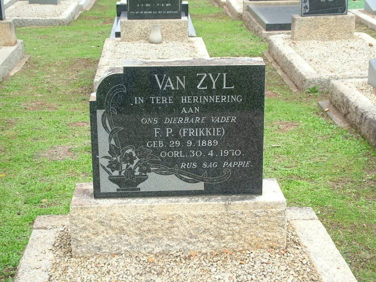 ZYL F.P., van 1889-1970